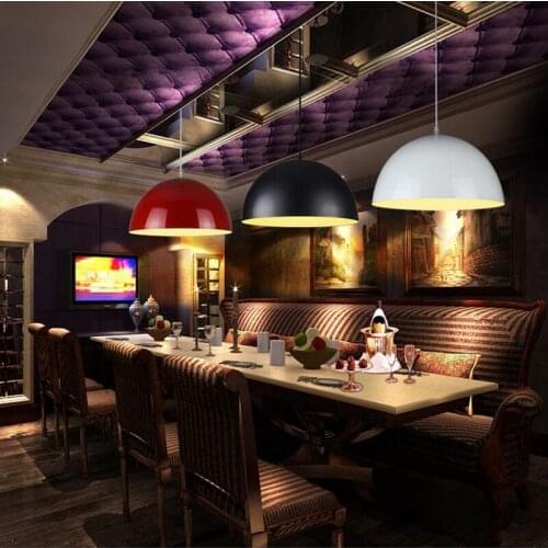 Fashion modern pendant light restaurant lamp dining room pendant light lamps kitchen island light design single hanging lamp