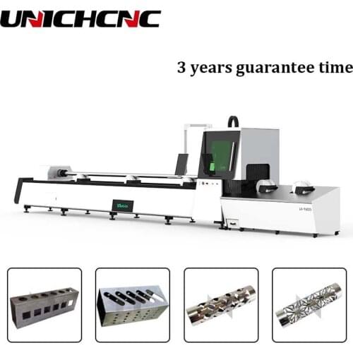 Steel tube cutting machine 6m 1000w fiber laser cutting machine