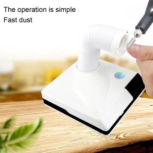 60W Elbow Nail Dust Collector Retractable Vacuum Cleaner Manicure Suction Device