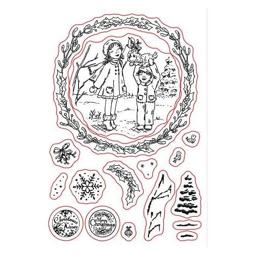 Winter Clear Stamps Scrapbook Paper Craft Clear stamp scrapbooking X0308