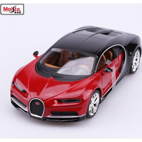 1:24 Simulation alloy sports car model toy For Bugatti Veyron with Steering wheel control front wheel steering toy for Children