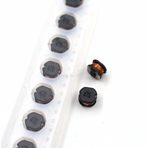 10PCS/LOT 47uH 47UH 470 SMD Power Inductor CD75 Inductors 7.8*7*5mm SMD Inductance