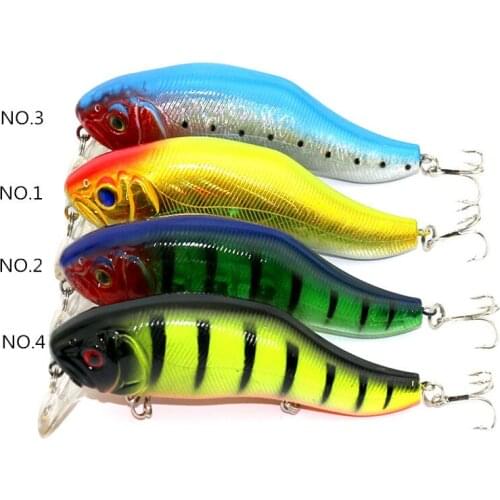 10pcs/lot Large fishing lures Minnow fake bait 12cm boutique foreign hot fishing bait 24.5g hard suit