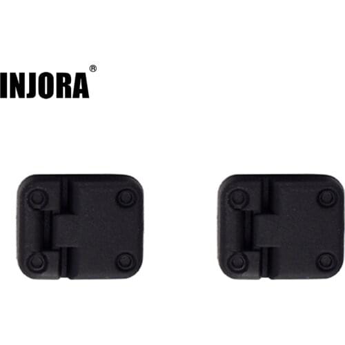 2PCS Trx 4 Black Plastic Car Door Hinge for 1:10 RC Crawler Traxxas TRX-4 TRX4