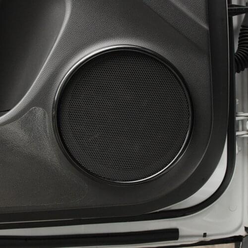 4PCS Car ABS Chrome Door Stereo Speaker Ring Cover Decoration Trim fit for Chevrolet Cruze Auto Car Styling