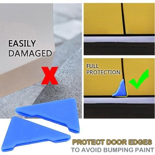 4PCS Silicone Car Door Corner Cover Bumper Crash Scratch Protector Anti-Scratch Crash Protection Auto Care Anti-collision cover