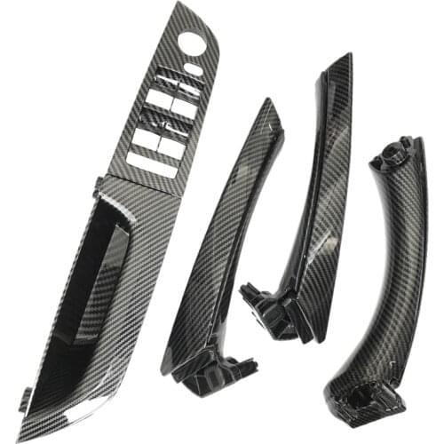 7Pcs Car Interior Pull Door Handles Window Switch Panel Trim Set for BMW 3 Series E90 E91 E92 316 318 320 325 328I, Low