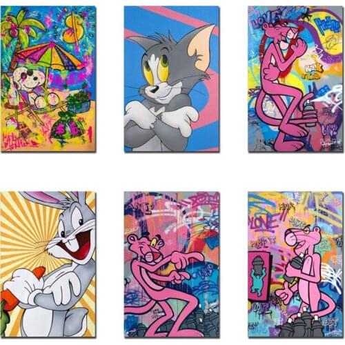 5D DIY Diamond Painting Disney Pink Panther Corss Stitch Kit Full Drill Embroidery Mosaic Picture of Rhinestones Gift Home Decor