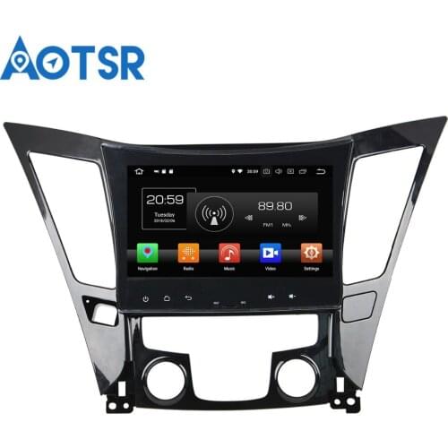Aotsr Android 8.0 7.1 GPS navigation Car DVD Player For Hyundai Sonata 2011-2013 multimedia radio recorder 2 DIN 4GB+32GB