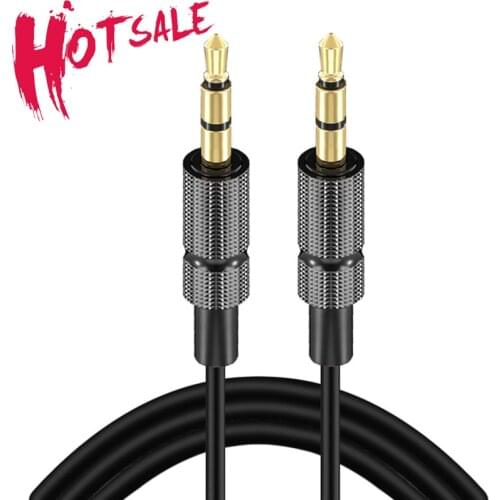 3.5mm AUX Cable Jack Male To Male Audio Cable 3.5mm Speaker Cable For Headphones Car For Xiaomi Redmi 5 Plus Oneplus 5t AUX Cord