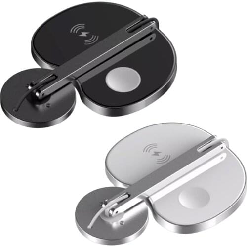 3 in 1 Wireless Charger 15W Fast Charging for iPhone 11 Pro/XR/Xs Max for Samsung for Apple Watch 5 4 Pro