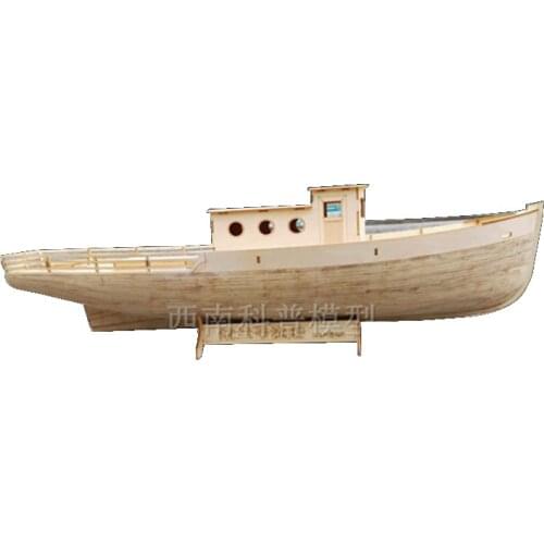 Nalan Remote Control Electric Boat Wooden Manual Boat Model Kit