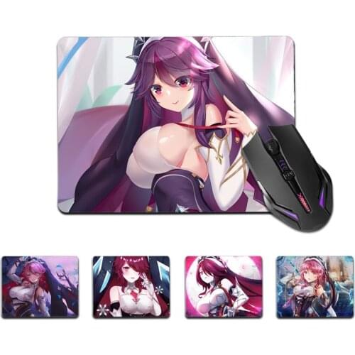 FHNBLJ Top Quality Genshin Impact Rosaria Rubber Mouse Durable Desktop Mousepad Top Selling Wholesale Gaming Pad mouse