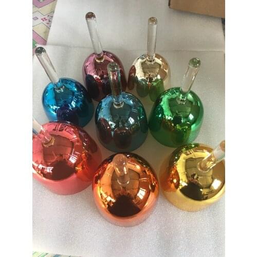 Crystal singing bowls with handle 4th octave 8pcs perfect C D E F G A B C5 note in 440HZ or 432HZ chakras energy
