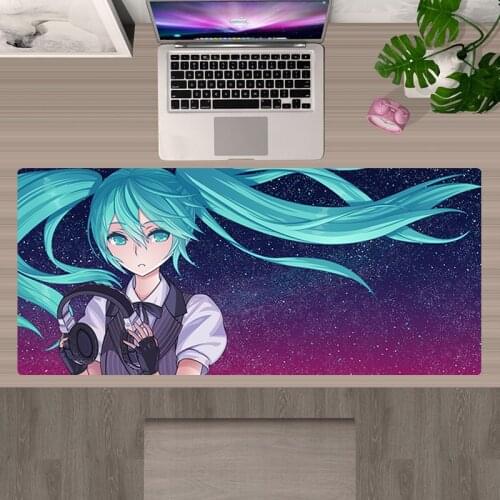 Anime Vocaloid Mouse Pad Gamer Mousepad Gaming Accessories Podkladka Pod Mysz XXL 90X30 Tapis De Souris Mausepad Tappetino Mouse