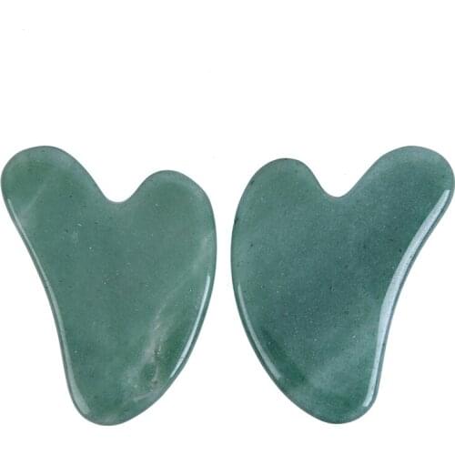 Massager Tools Body Skin Massage Stress Pain Relief Skin Scraper Natural Jade Stone Guasha Board Body SPA Relax Scraping