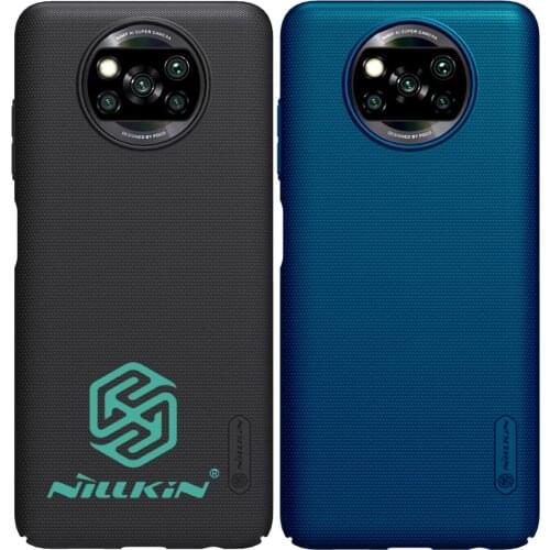 Nillkin Frosted Shield Case For Poco X3 Pro Hard Plastic Back Cover Anti fingerprint non-slip For Xiaomi Litte X3 NFC