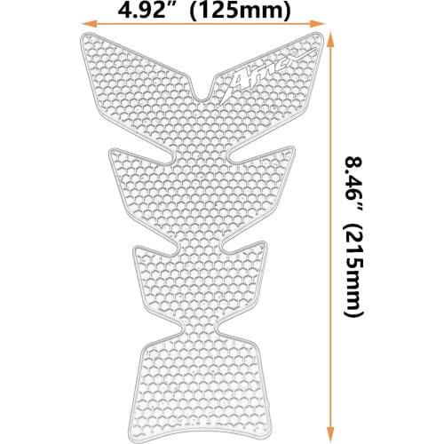 Motorcycle Gel 3D Fuel Tank Pad Protector Black for Honda CB650R CBR650R