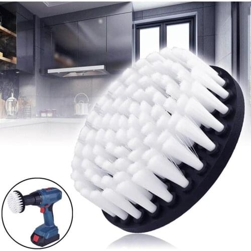 1Pc 5" Soft Drill Brush Attachment Cleaning Brush For Cleaning Furniture Upholstery Leather Carpet and Sofa Seats Accessories