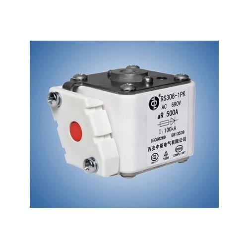 Fuses: RS306-1PK AC690V 500A 100KA aR / RS306-1PK AC690V 400A / RS306-1-M1P-K AC690V 300A / RS306-1-S1P AC380V 500A aR