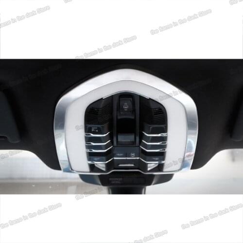 Lsrtw2017 abs car reading light trims for porsche macan panamera cayenne 2011 2012 2013 2014 2015 2016 2017 2018 2019