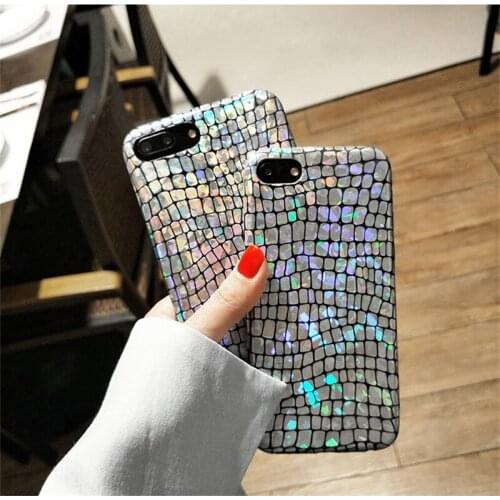 Luxury Shining Phone Cases For iPhone 11 Pro XS Max XR Shockproof Soft TPU Cover For iPhone 8 7 6S 6 Plus Bling Glitter Case