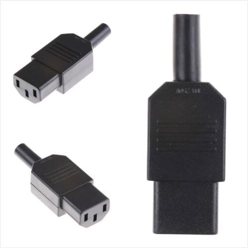 1Pcs Rewirable 3pin IEC 320 C13 Female Plug Power Connector Socket 10A /250V IEC C13 Female Connector