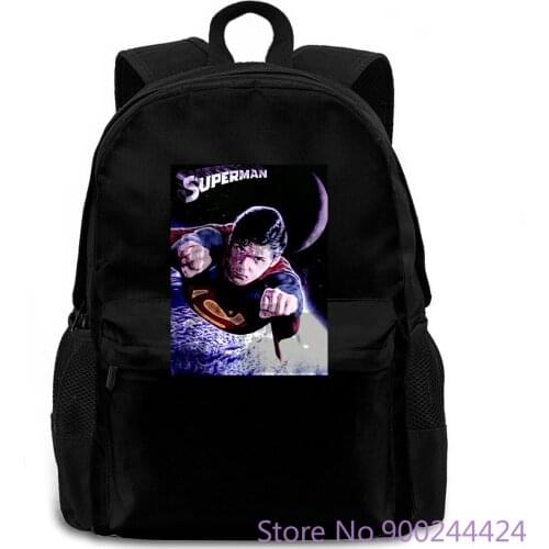 New SUPER Classic Chrisher Reeve Black to 5 New women men backpack laptop travel school adult student