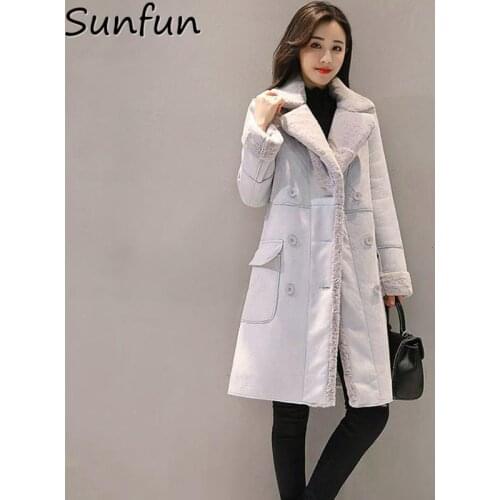 Suofun Women's Sheepskin Coats
