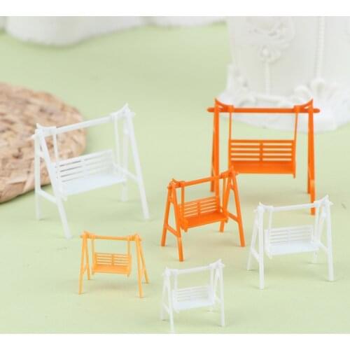 1pcs 1/50 1/75 1/100 Scale Sand Table Material Model Swing Rocking Chair DIY Handmade Building Model