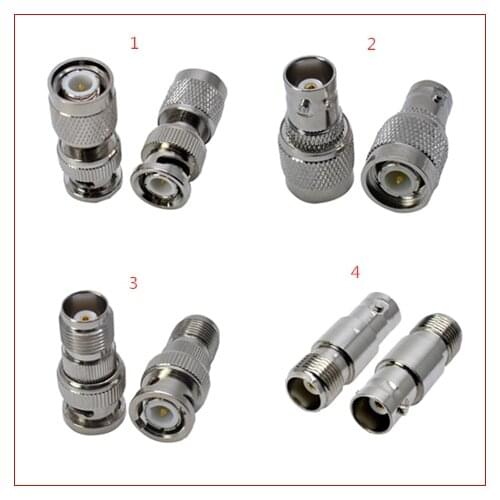 1pcs BNC To TNC Female Jack & Male RF Coaxial Adapter Connectors