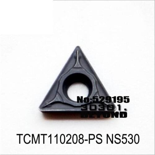 10pcs Original TCMT TCMT110208 TCMT110208-PS NS530 T9115 T9125 carbide inserts Lathe Tools CNC Turning Boring Head