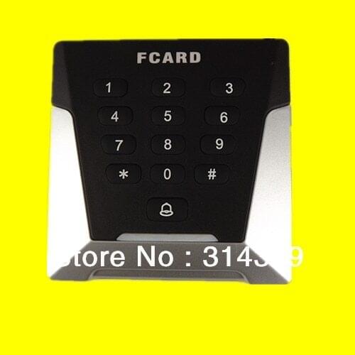 13.56Mhz wiegand26/WG34 dual Led 9V 12V epoxy packaged RF contactless keypad pincode Mifare1 IC card KO Knock out box READER