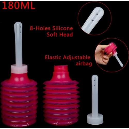 180ml Anal Vaginal Shower Cleaner Sprayer Enema Rectal Syringe Vaginal Rinse Plug Disposable Medical Anal Cleaner