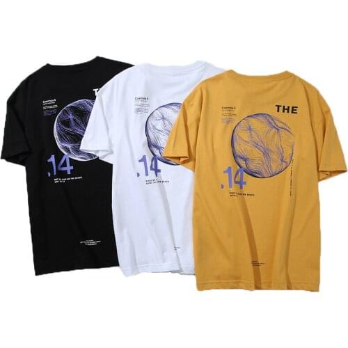 2021 Summer Men T-shirt 100% Cotton Fashion Printed Man T-shirts Tops Oversized T shirt Short Sleeve O-neck Casual Loose T-shirt