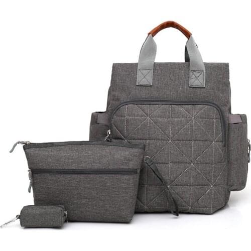 3psc/set Diaper Bag Fashion Mommy Diaper Backpack Baby Bag Backpack for Mom Diaper Bag for stroller