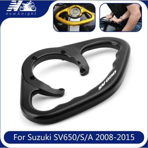 For Suzuki SV650 SV650S/A 2008-2015 Motorcycle Aluminum Passenger Handgrips Hand Grip Tank Grab Bar Handles Armrest Accessorie