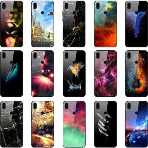 Phone Case for Meizu Note 9 Case Note9 Silicone Bumper Tempred Glass Back Cover For Meizu M9 Note Case M9Note 6.2" M 9 Note Capa
