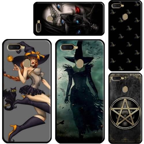 Witch Witches Moon Case For OPPO Find X2 X3 Pro F5 F7 A52 A72 A15 A91 A83 A3S A5S A5 A9 A31 A53 2020 Cover