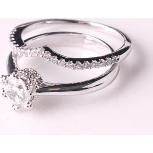 Druzy Special Couple Promise Ring Set His One Her Only Matching Rings Boyfriend Girlfriend Valentines Day Gift