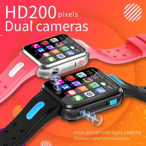 Fitness Tracker New Childrens Smartwatch 4G All-net Dual Camera Video Call Positioning Waterproof Phone Watch Passometer