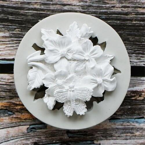 Rose Flower Silicone Mold Cupcake Decoration Fondant Mold Cake Decorating Tools Candy Chocolate Gumpaste Mould Kitchen Baking