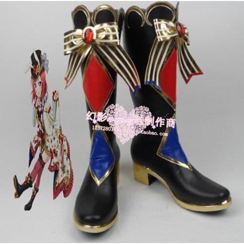 Love Live ! Nozomi Tojo The Circus Halloween Long Cosplay Boots Shoes H016