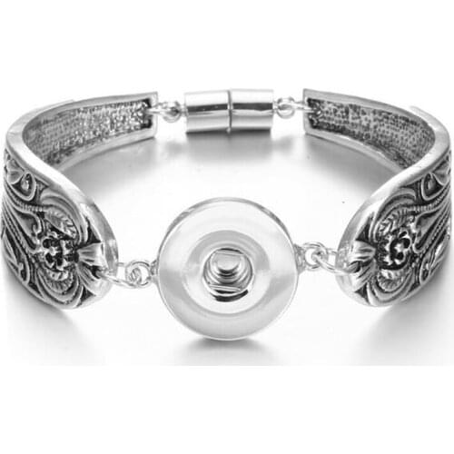 Magnet Bohemian watches Women Jewelry One Direction Pulseras Newest Vintage 18mm metal Snap Button Bracelet