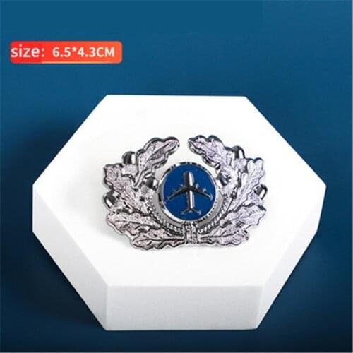 US Military American Army Navy General Officer Pilot Metal Hat Insignia Caps Badge Pin Eagle For Film TV Show Collection