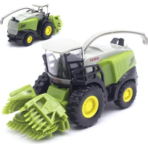 Mini 1/43 Agricultural Harvester Model Children Kids Alloy Car Toy Birthday Gift