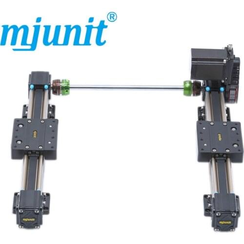 Mjunit MJ40 Paypal Accepted Horizonal Or Vertical Usage Cnc Linear Guide Rail with 1750mm stroke 2 rails