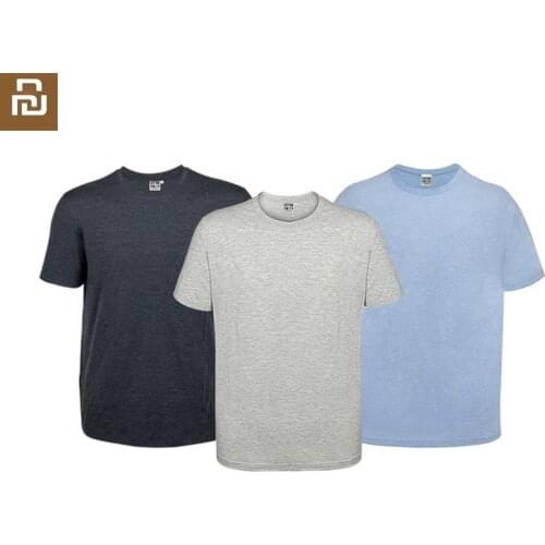 Youpin Cottonsmith men Bottoming home service t-shirt Loose comfortable Soft delicate Refreshing breathable 2pcs summer jamas