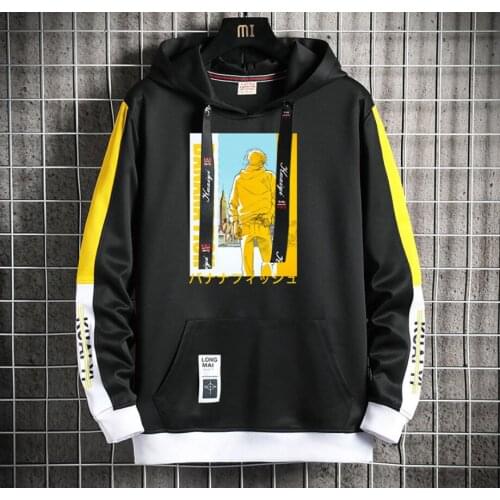 Banana Fish Anime Hoodie Men/Women Popular Harajuku Hoodeds Pullover Streetwear Casual Fake Two-Piece coat jacket