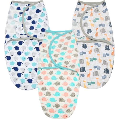 Newborn Baby Swaddle Wrap Parisarc 100% Cotton Soft Infant Newborn Baby Products Blanket & Swaddling Wrap Blanket Sleepsack